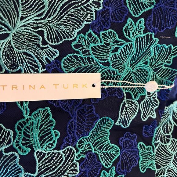 Trina Turk cocktail dress new with tags drop waist cute unfortunately didn’t fit - Picture 2 of 5